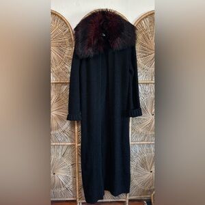 Vintage Maglificio Belvedere Florence Italy Sweater Duster Coat